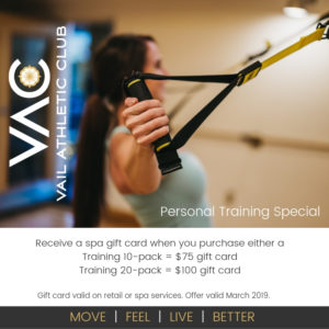 VAC personal Training Offer