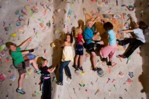 kids climbing in vail indoor climbing